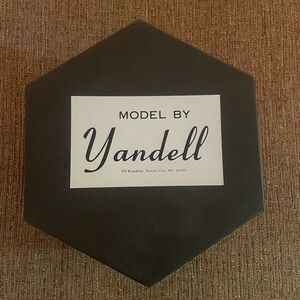 Vintage clutch with matching pillbox hat (original box)